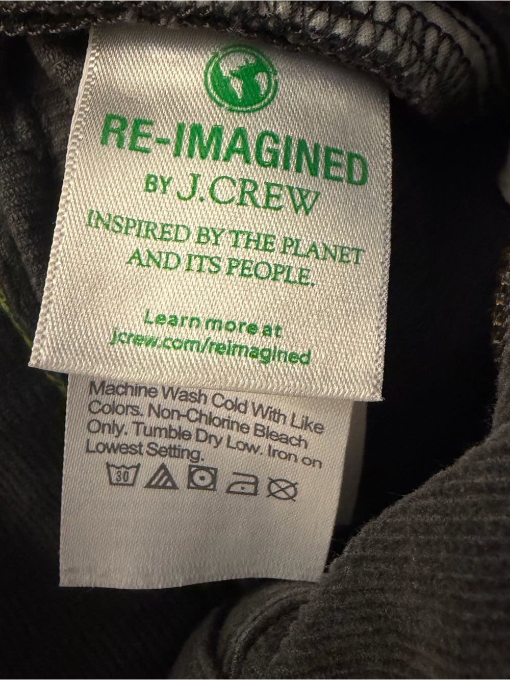 Crewcuts J.Crew Boys Grey Corduroy Pants Size 5 - Picture 6 of 7